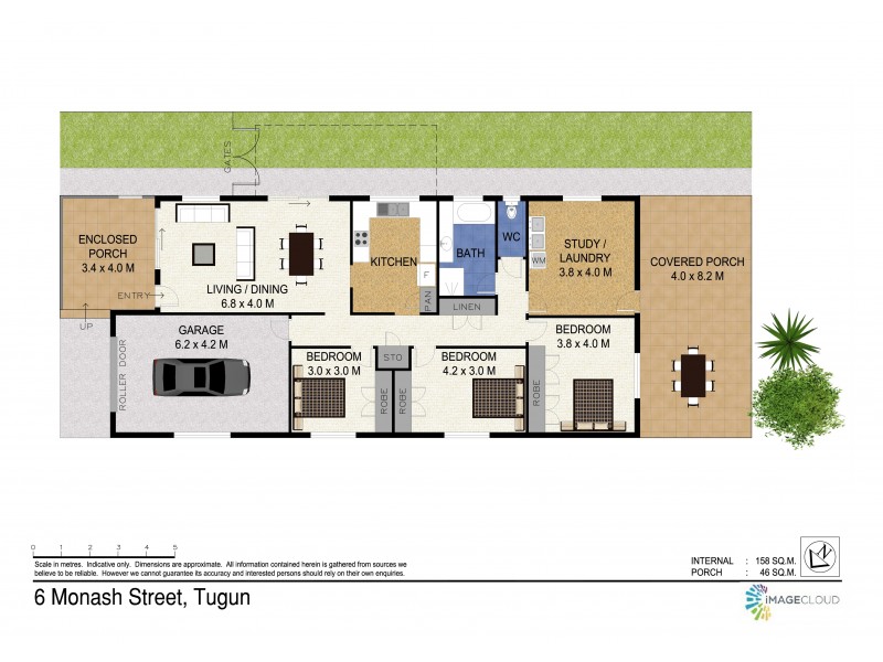 6 Monash Street, Tugun QLD 4224 Floorplan