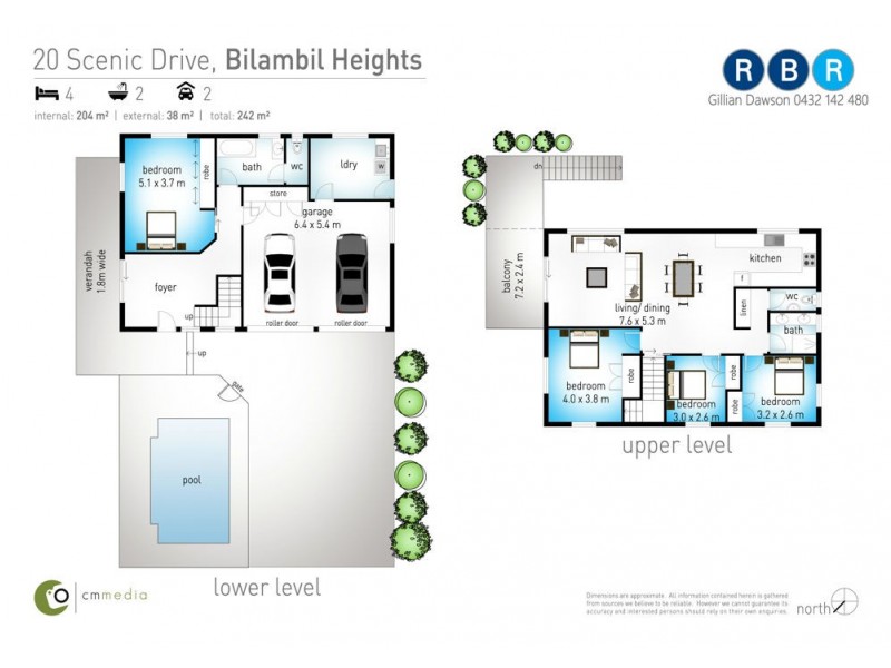 20 Scenic Drive, Bilambil Heights NSW 2486 Floorplan