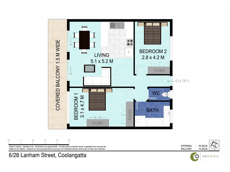 6/30 Lanham Street, Coolangatta QLD 4225 Floorplan