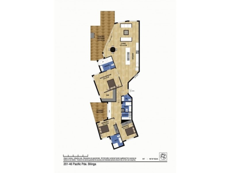 201/46-48 Pacific Parade, Bilinga QLD 4225 Floorplan