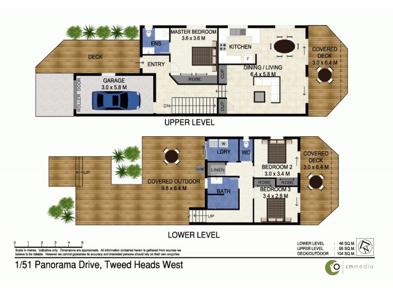 1/51 Panorama Drive, Tweed Heads West NSW 2485 Floorplan