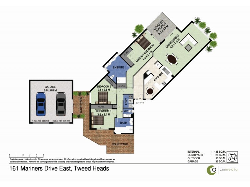 161 ‘Cassia Gate’ Mariners Drive East, Tweed Heads NSW 2485 Floorplan