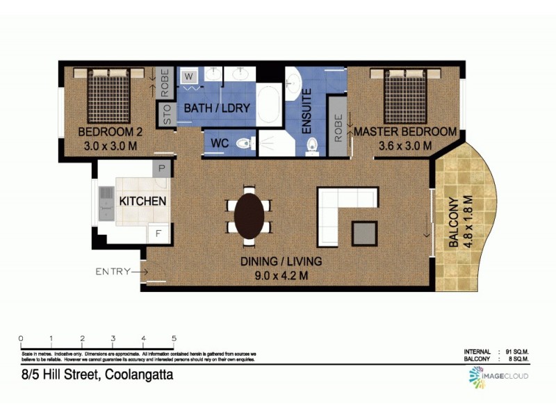 8/5 Hill Street, Coolangatta QLD 4225 Floorplan