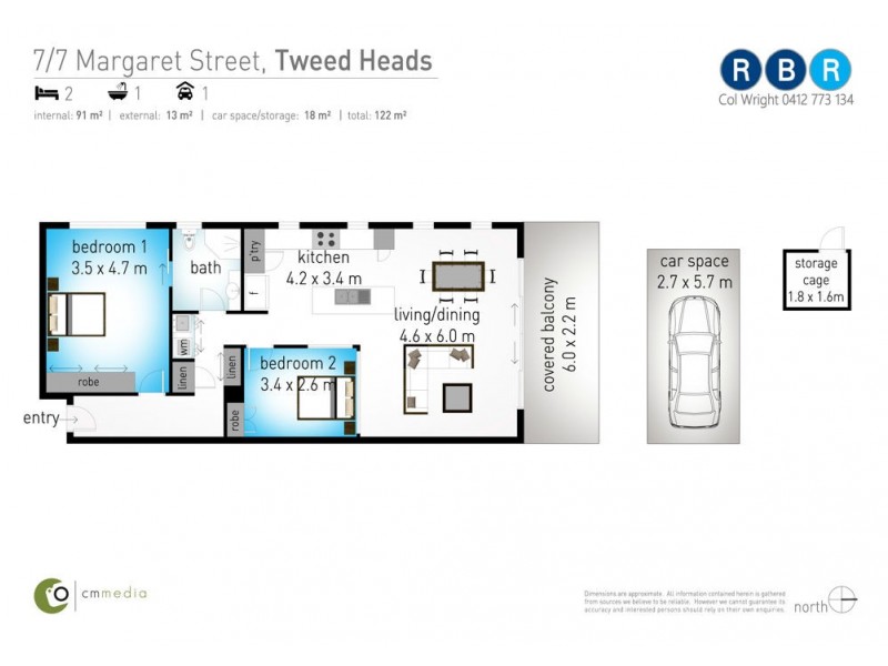 7/7 Margaret Street, Tweed Heads NSW 2485 Floorplan