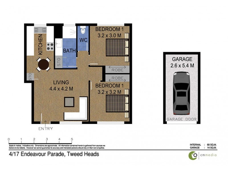 4/17 Endeavour Parade, Tweed Heads NSW 2485 Floorplan