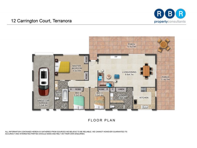 12 Carrington Court, Terranora NSW 2486 Floorplan