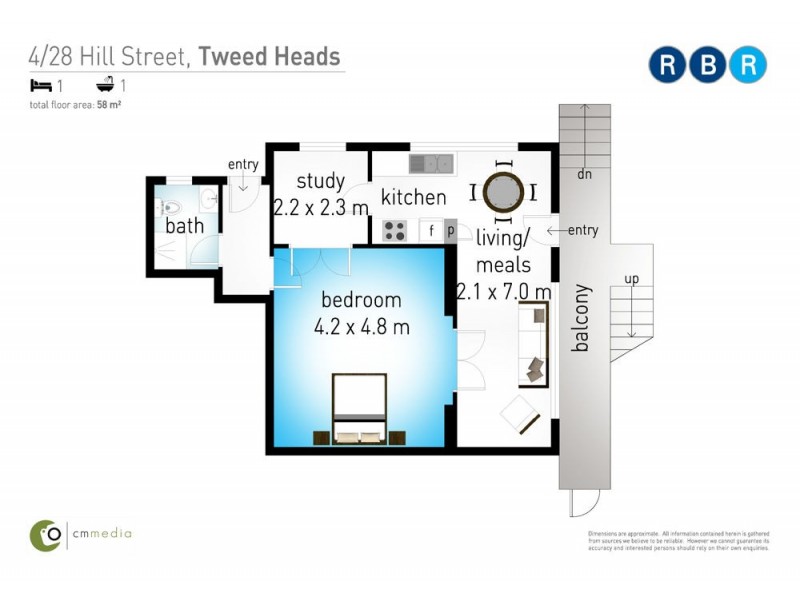4/28 Hill Street, Tweed Heads NSW 2485 Floorplan