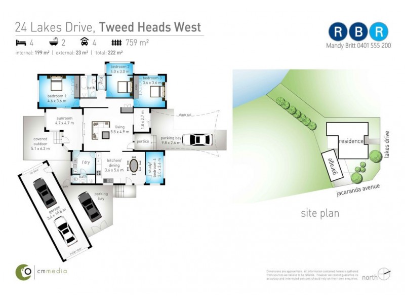 24 Lakes Drive, Tweed Heads West NSW 2485 Floorplan