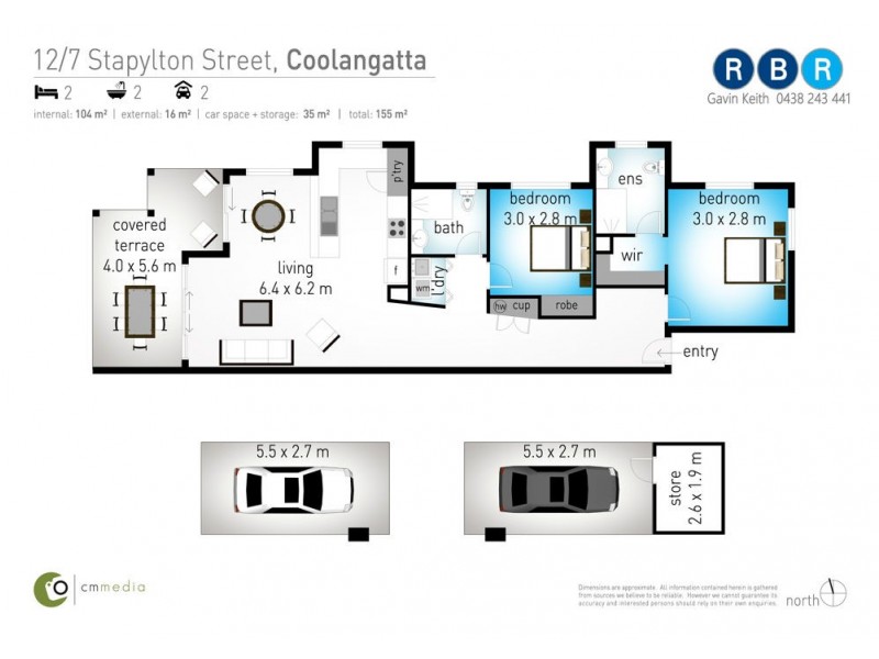 12/7 Stapylton Street, Coolangatta QLD 4225 Floorplan