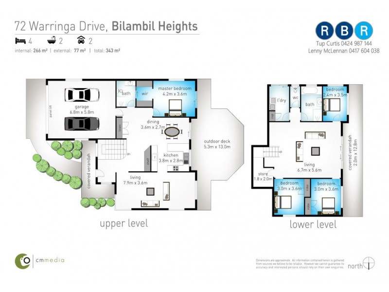 72 Warringa Drive, Bilambil Heights NSW 2486 Floorplan