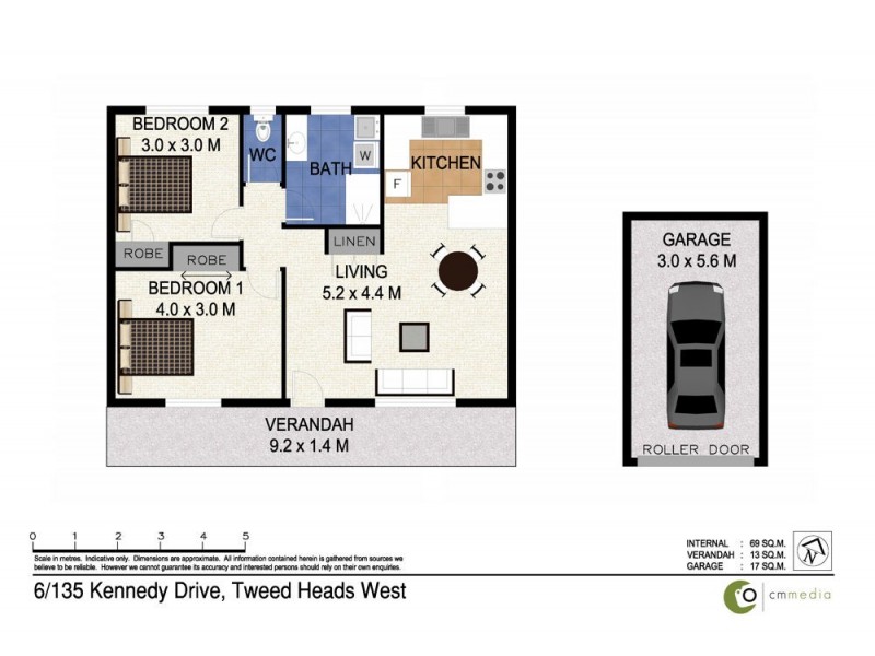 6/135 Kennedy Drive, Tweed Heads West NSW 2485 Floorplan