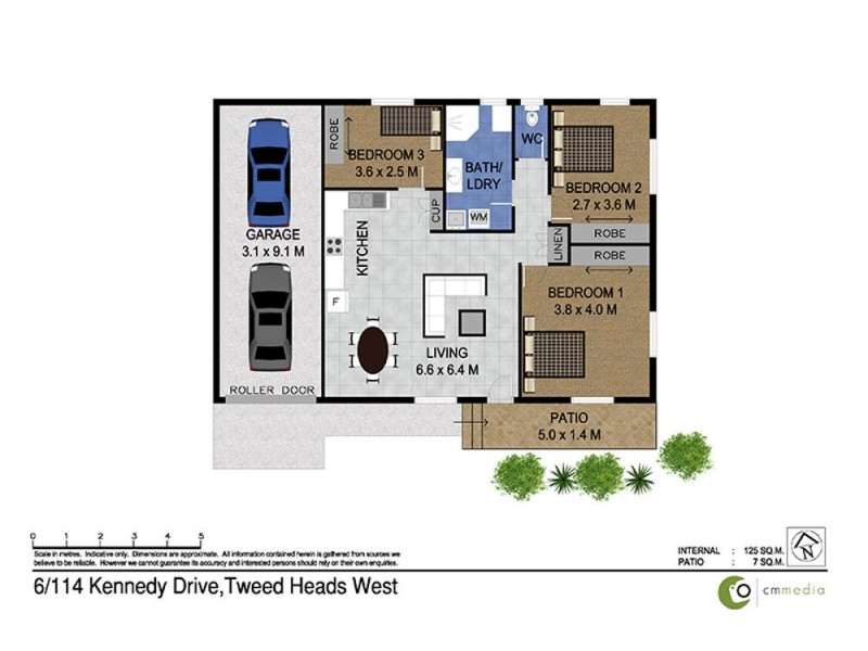 6/114 Kennedy Drive, Tweed Heads West NSW 2485 Floorplan