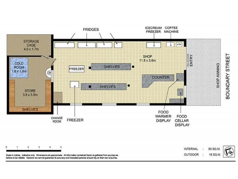 Shop 1 237 Boundary Street, Rainbow Bay QLD 4225 Floorplan