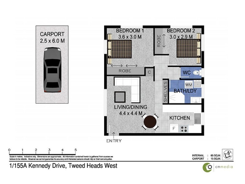 1/155A Kennedy Drive, Tweed Heads West NSW 2485 Floorplan