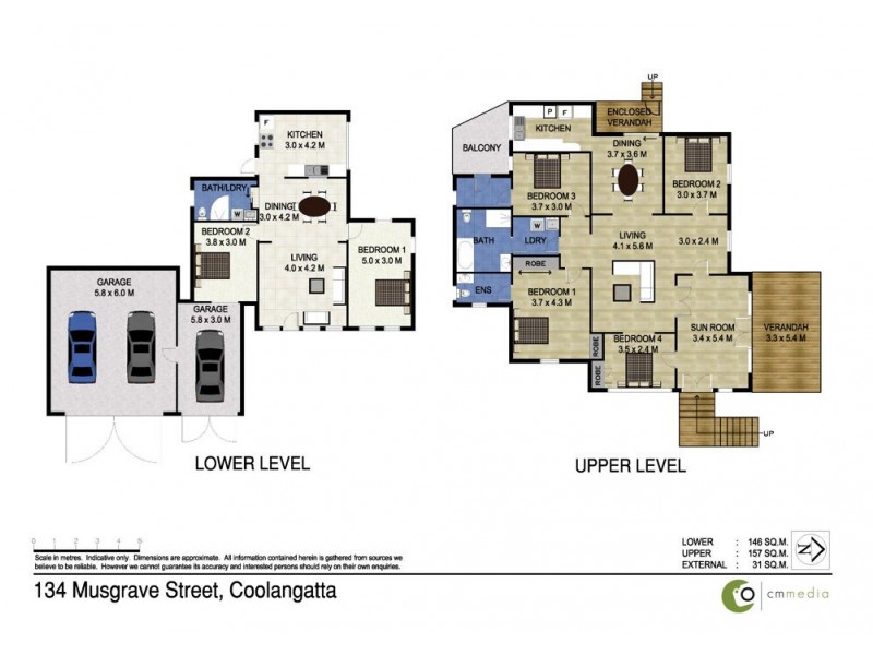 134 Musgrave Street, Coolangatta QLD 4225 Floorplan