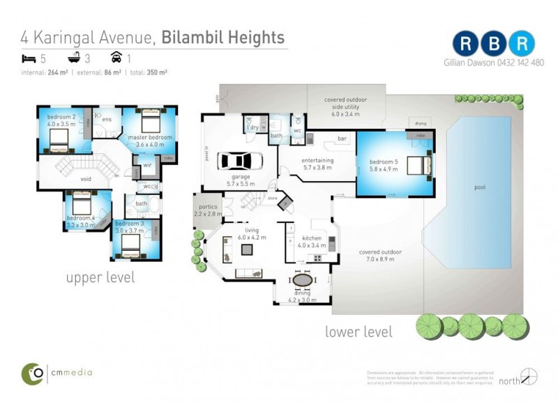 4 Karingal Avenue, Bilambil Heights NSW 2486 Floorplan