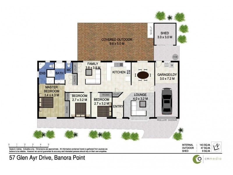 57 Glen Ayr Drive, Banora Point NSW 2486 Floorplan