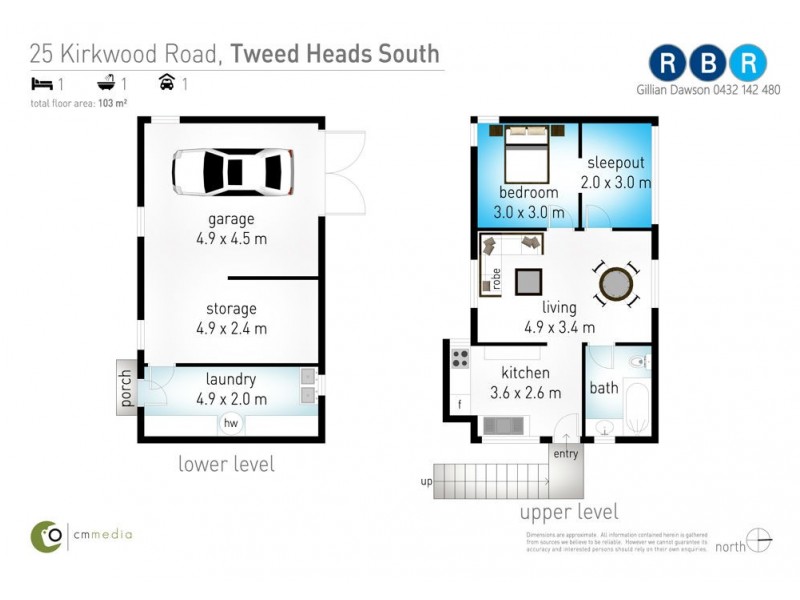 25 Kirkwood Road, Tweed Heads South NSW 2486 Floorplan