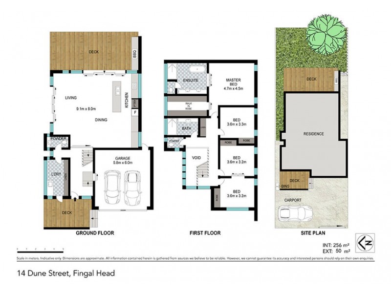 14 Dune Street, Fingal Head NSW 2487 Floorplan