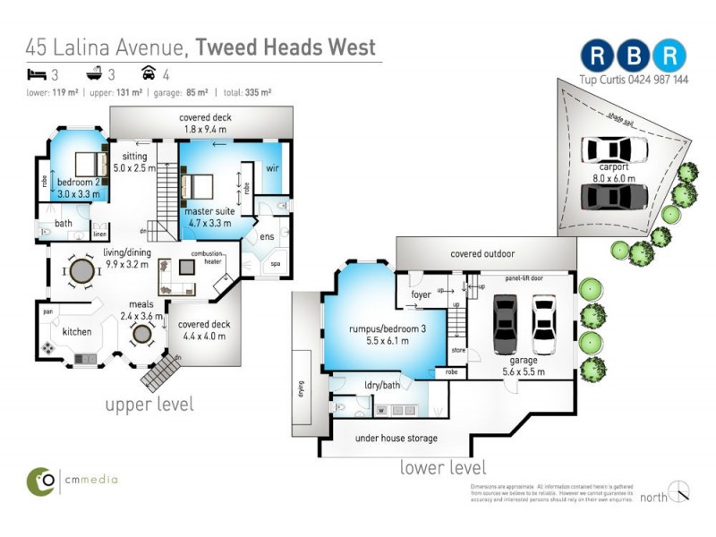 45 Lalina Avenue, Tweed Heads West NSW 2485 Floorplan