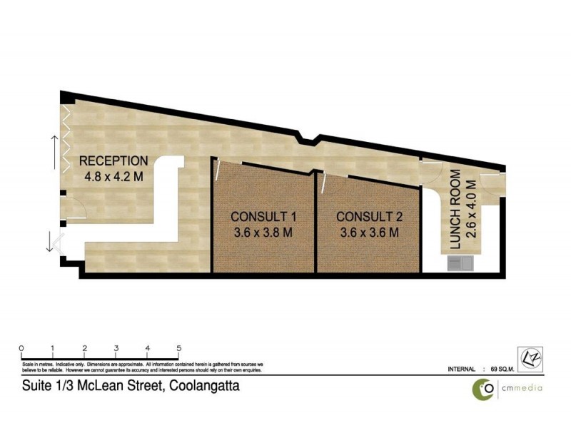 Unit 1/42 Marine Parade, Coolangatta QLD 4225 Floorplan