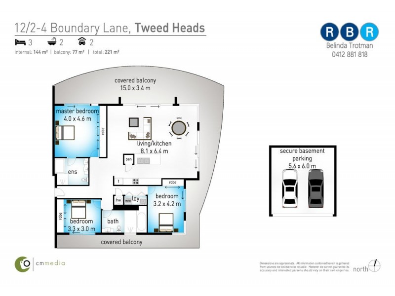 12/2-4 Boundary Lane, Tweed Heads NSW 2485 Floorplan