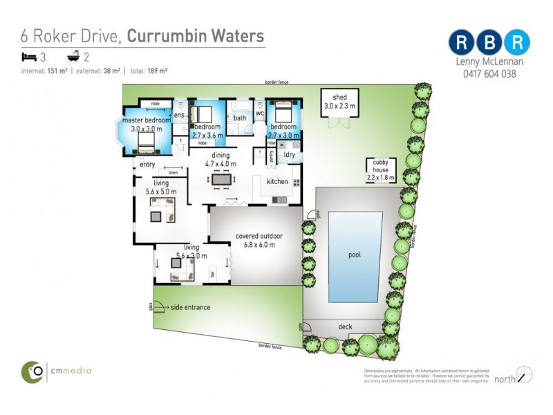 6 Roker Drive, Currumbin Waters QLD 4223 Floorplan