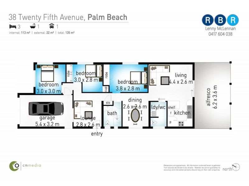 38 Twenty-Fifth Avenue, Palm Beach QLD 4221 Floorplan