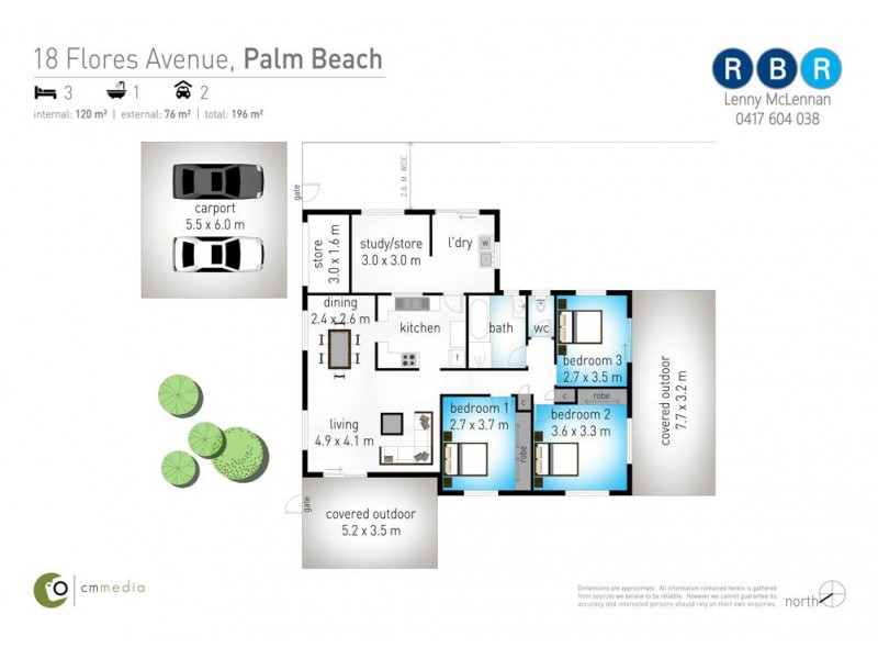 18 Flores Avenue, Palm Beach QLD 4221 Floorplan