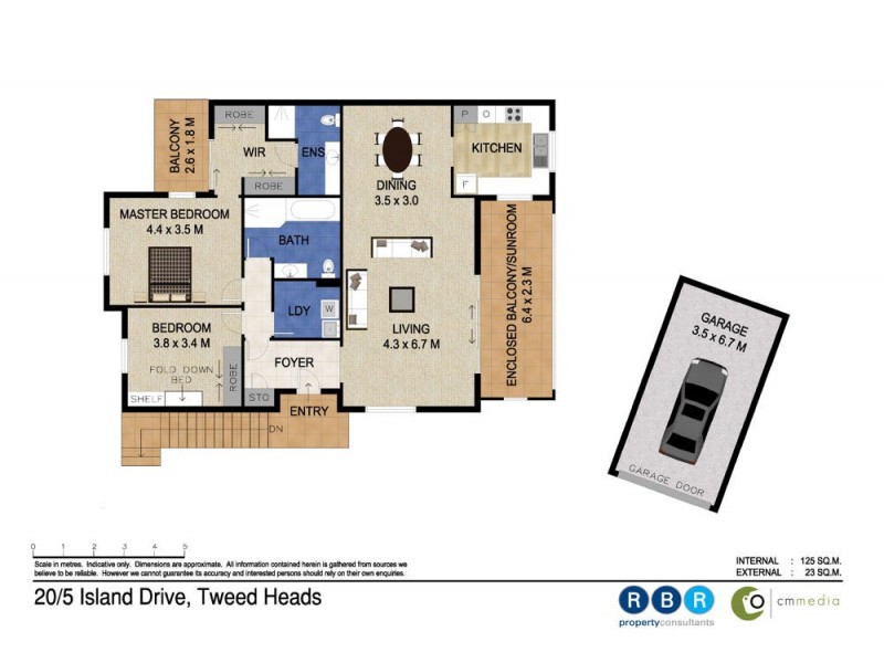 20/5 Island Drive, Tweed Heads NSW 2485 Floorplan