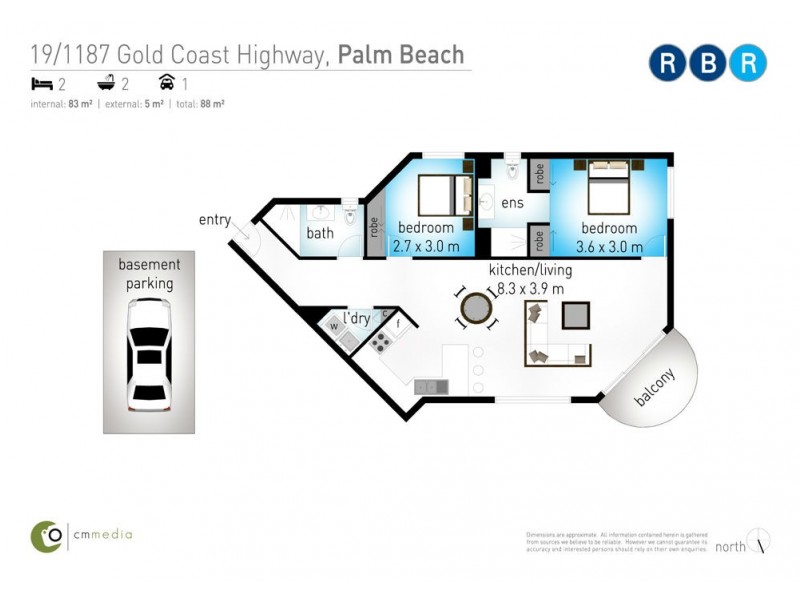19/1187 Gold Coast Highway, Palm Beach QLD 4221 Floorplan