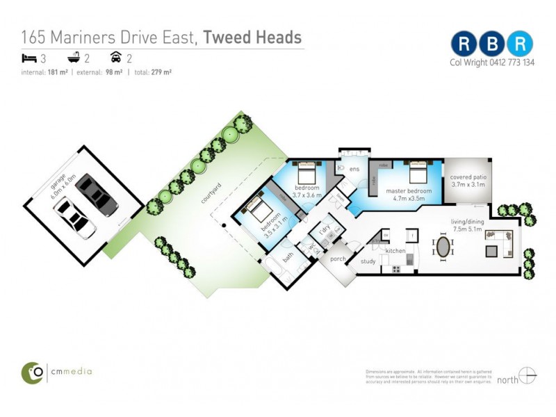 165 Mariners Drive East, Tweed Heads NSW 2485 Floorplan