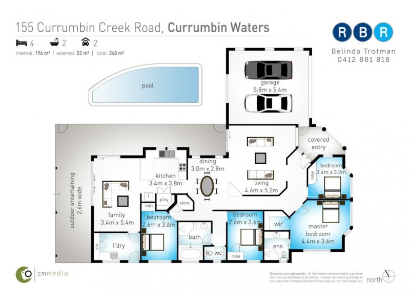 155 Currumbin Creek Road, Currumbin Waters QLD 4223 Floorplan