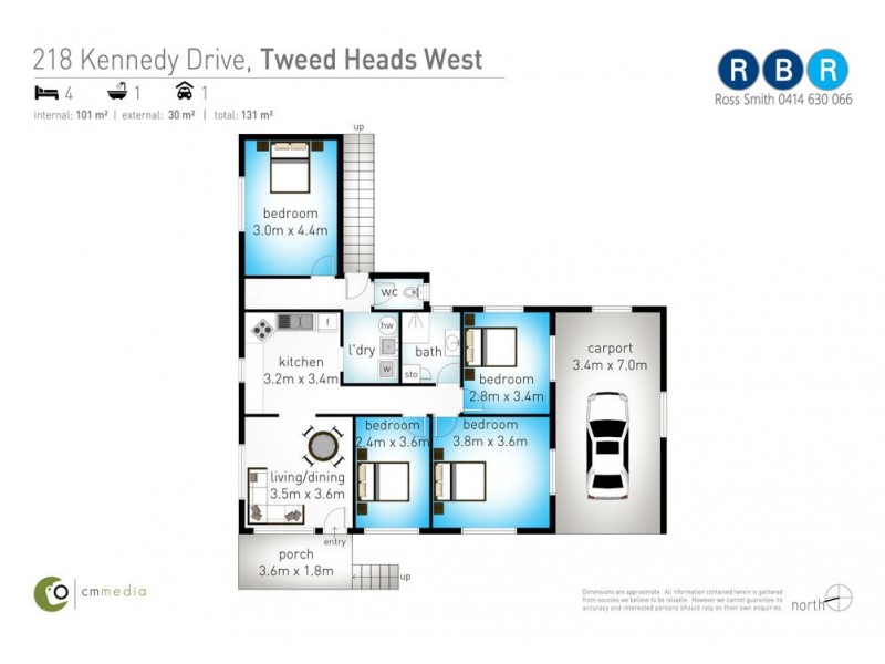 218 Kennedy Drive, Tweed Heads West NSW 2485 Floorplan