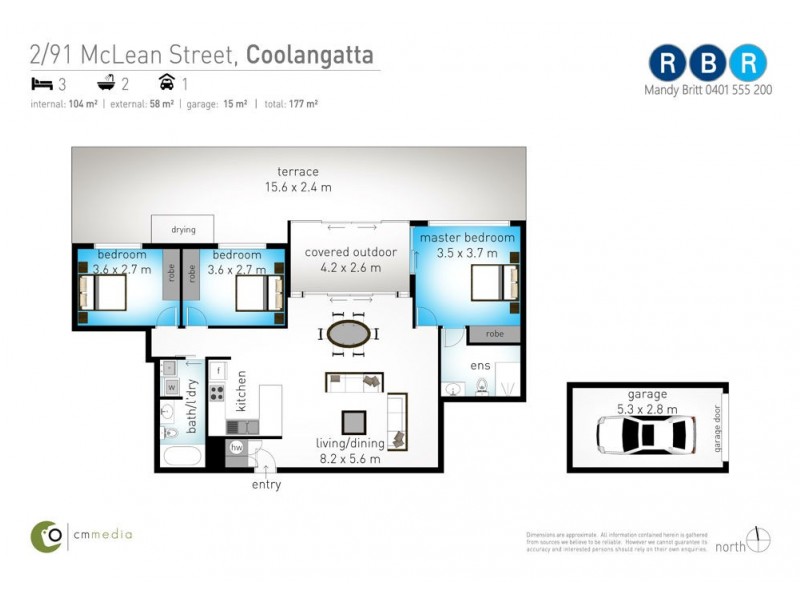 2/91 McLean Street, Coolangatta QLD 4225 Floorplan