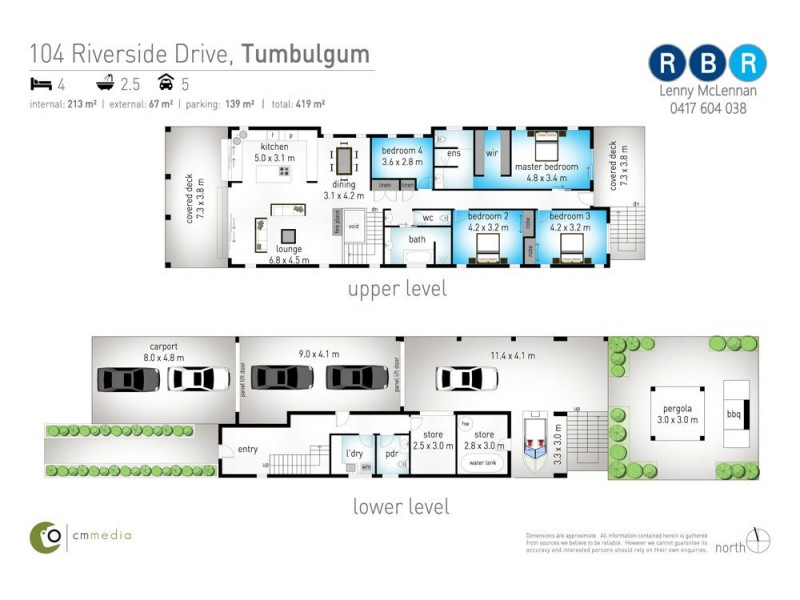 104 Riverside Drive, Tumbulgum NSW 2490 Floorplan