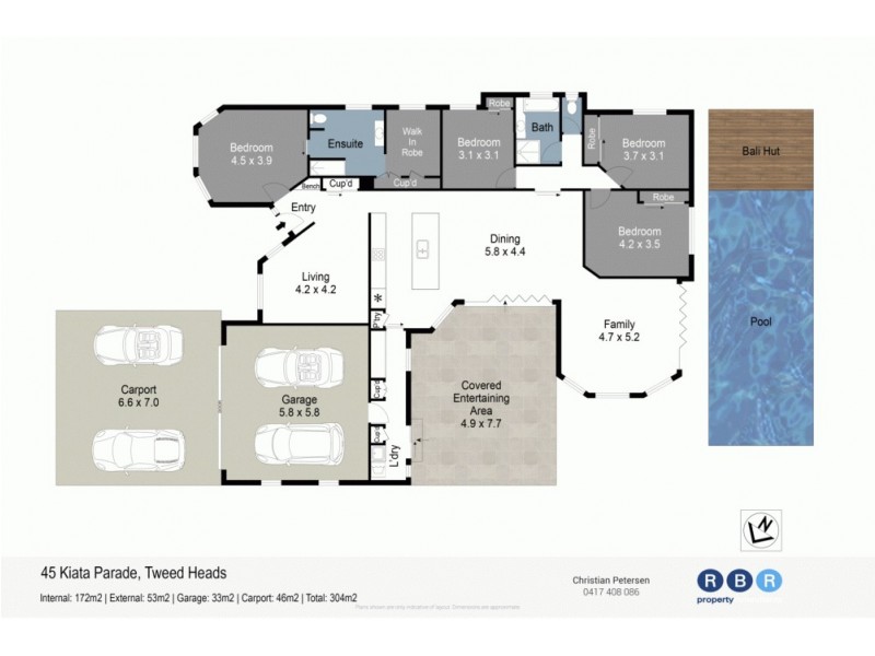 45 Kiata Parade, Tweed Heads NSW 2485 Floorplan