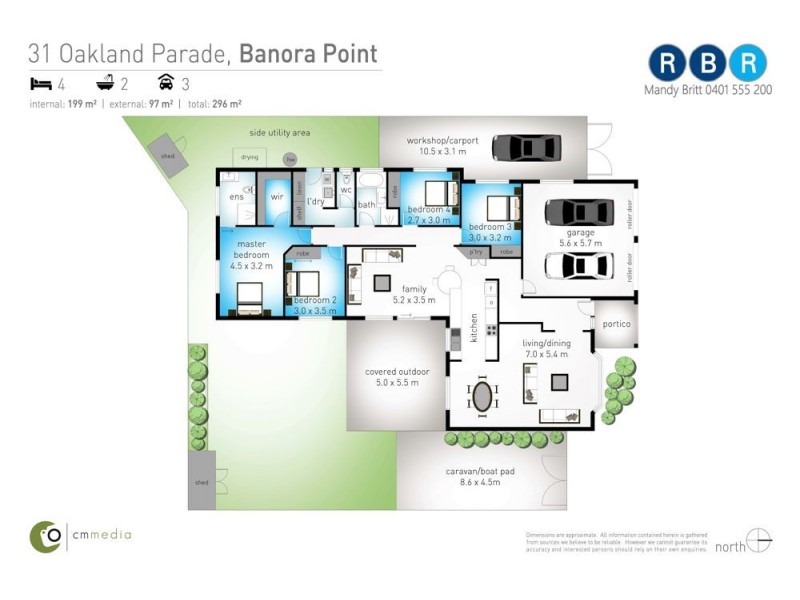 31 Oakland Parade, Banora Point NSW 2486 Floorplan