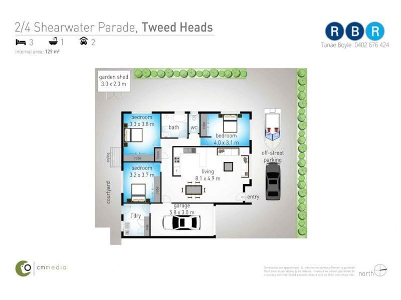 2/4 Shearwater Parade, Tweed Heads NSW 2485 Floorplan