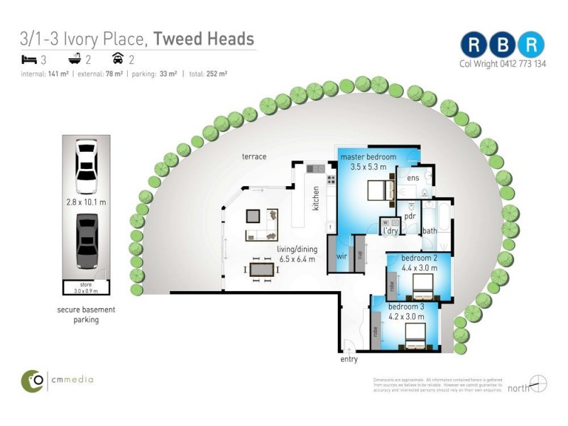 3/1-3 Ivory Place, Tweed Heads NSW 2485 Floorplan