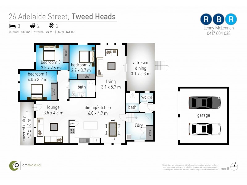 26 Adelaide Street, Tweed Heads NSW 2485 Floorplan