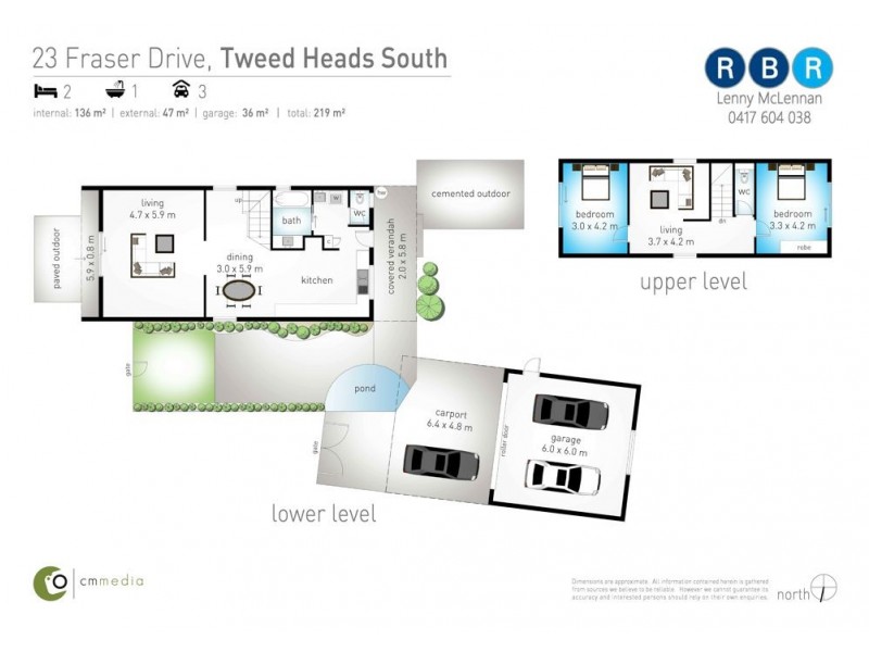23 Fraser Drive, Tweed Heads South NSW 2486 Floorplan