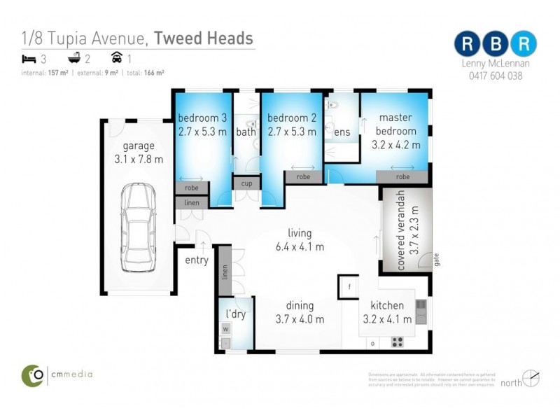 1/8 Tupia Avenue, Tweed Heads NSW 2485 Floorplan