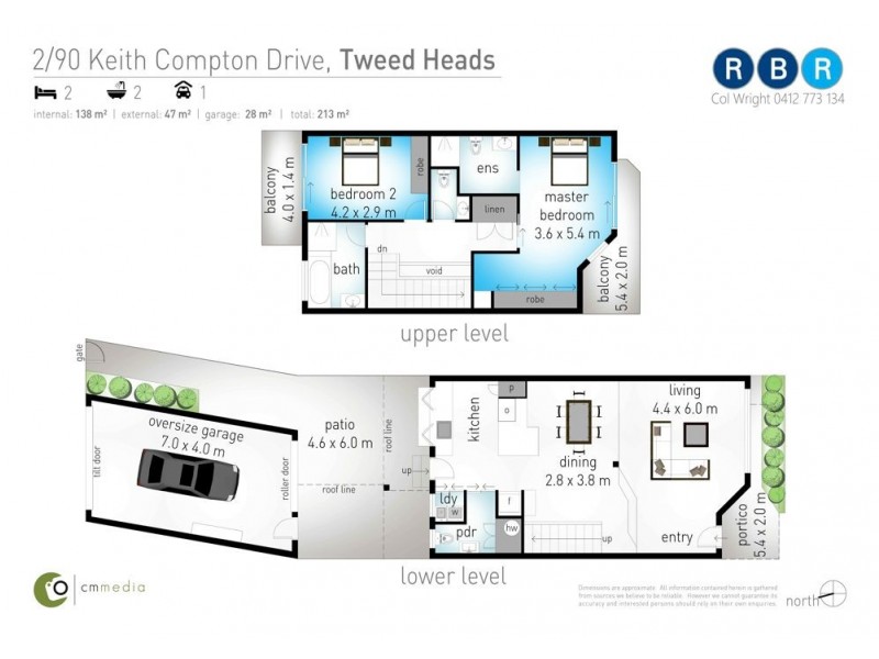 2/90-96 Keith Compton Drive, Tweed Heads NSW 2485 Floorplan