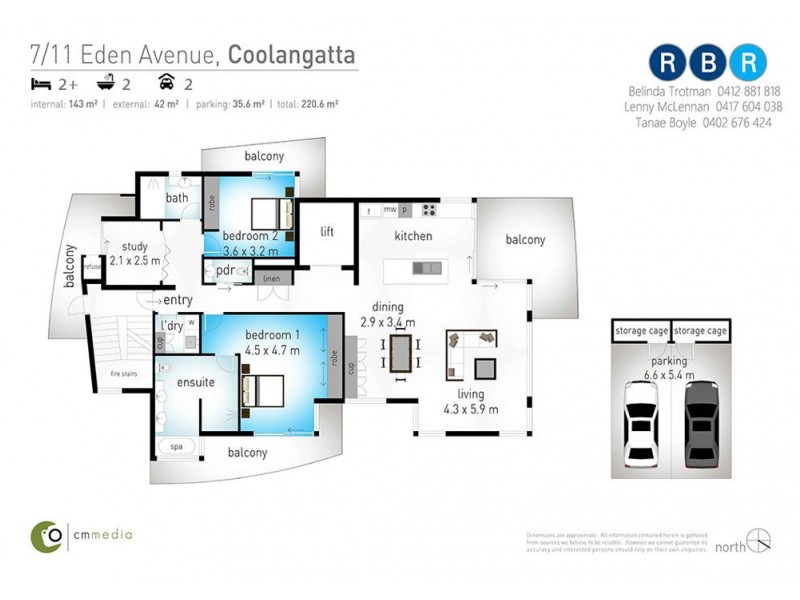 7/11 Eden Avenue, Rainbow Bay QLD 4225 Floorplan