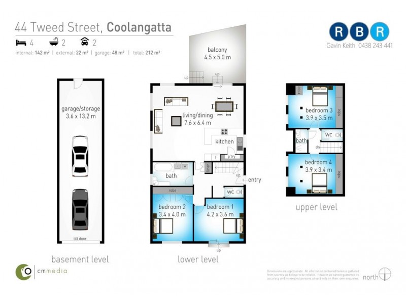 44 Tweed Street, Coolangatta QLD 4225 Floorplan