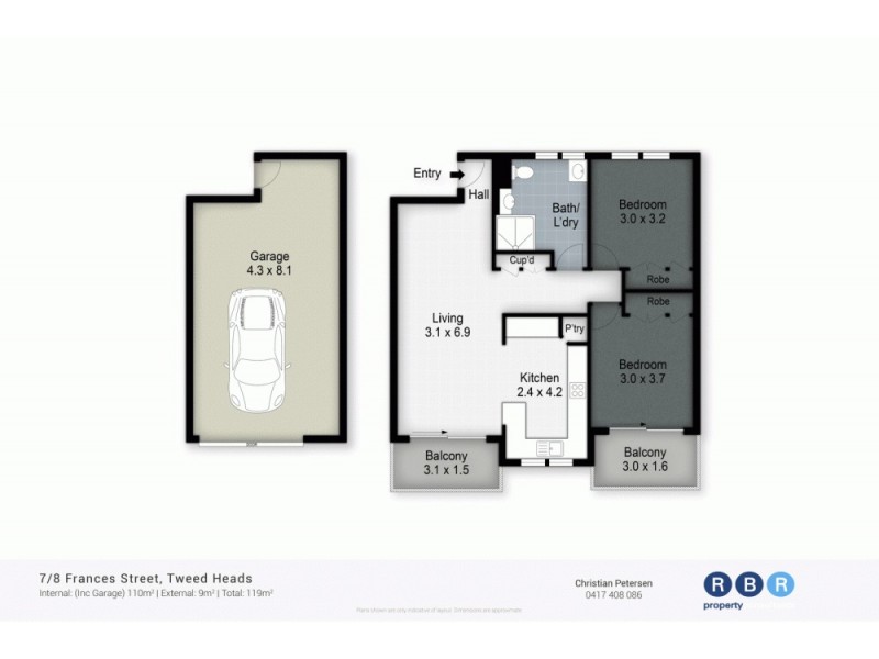 7/8 Frances Street, Tweed Heads NSW 2485 Floorplan