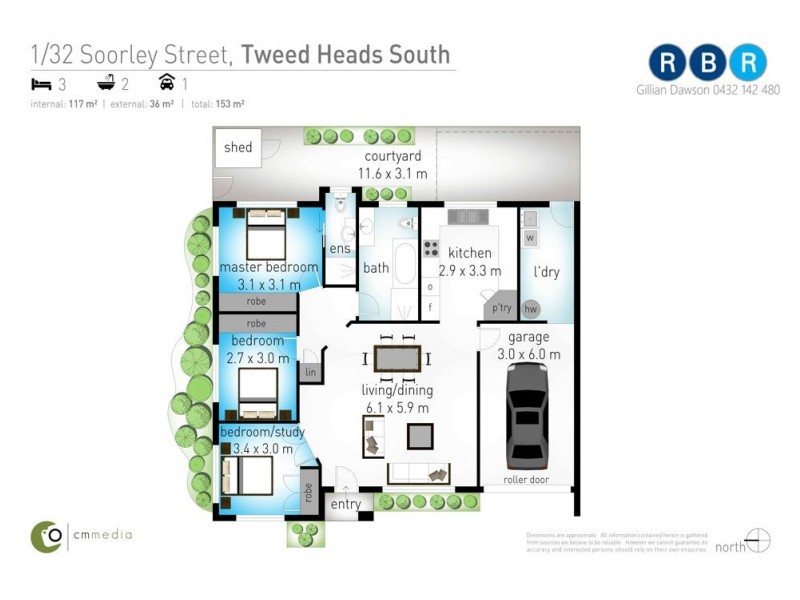 1/32 Soorley Street, Tweed Heads South NSW 2486 Floorplan