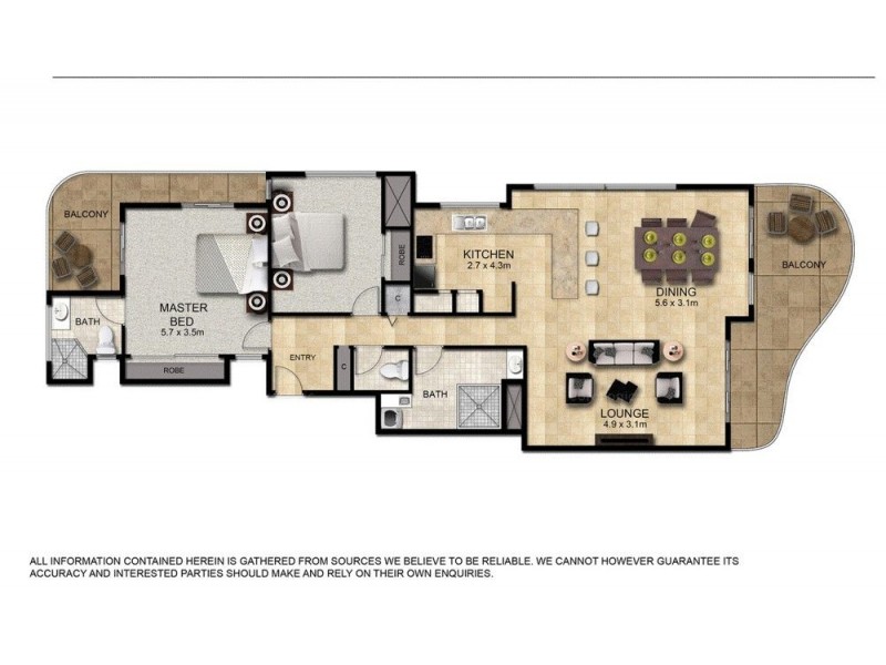 5/20 Endeavour Parade, Tweed Heads NSW 2485 Floorplan