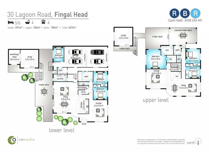 30 Lagoon Road, Fingal Head NSW 2487 Floorplan